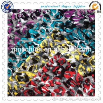 Rayon Twill 100%rayon Printed Fabric With MTL